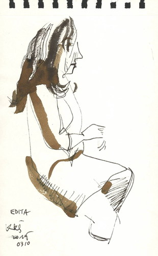 Cartoon: Three Sketch (medium) by Kestutis tagged sketch,kestutis,lithuania,art