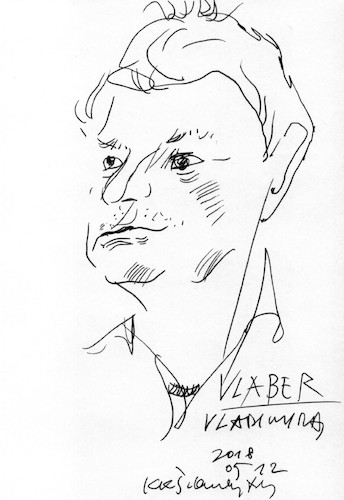 Cartoon: VLABER (medium) by Kestutis tagged sketch,art,kunst,cartoon,kestutis,lithuania