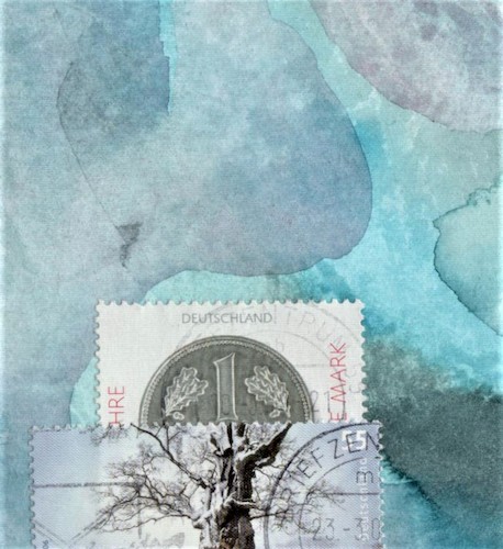 Cartoon: Alte Eiche. Old oak (medium) by Kestutis tagged eiche,oak,pnigai,coin,numismatics,philately,economy,dada,postcard,art,kunst,stamp,briefmarke,kestutis,lithuania