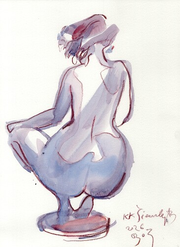 Cartoon: Quick drawings 12 (medium) by Kestutis tagged quick,drawing,nude,art,kunst,sketch,kestutis,lithuania