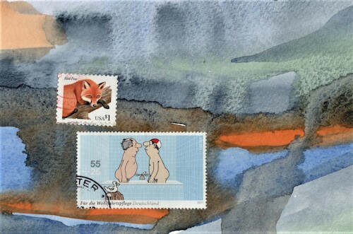 Cartoon: Sociocultural realities (medium) by Kestutis tagged dada,postcard,kestutis,lithuania,philately,loriot,briefmarke