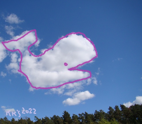 Cartoon: Summer clouds. Cachalot (medium) by Kestutis tagged summer,cloud,cachalot,kestutis,lithuania,observagraphics