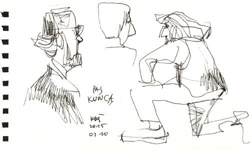 Cartoon: Three Sketch (medium) by Kestutis tagged sketch,kestutis,lithuania,art