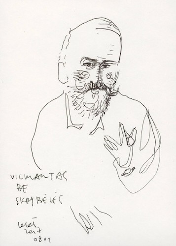Cartoon: Vilmantas Dambrauskas (medium) by Kestutis tagged sketch,kestutis,lithuania