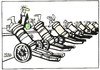 Cartoon: AT THE BAR (small) by Kestutis tagged bar cannon kestutis sluota