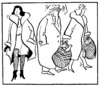 Cartoon: Attention (small) by Kestutis tagged attention man woman kestutis lithuania sluota