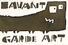 Cartoon: AVANT GARDE ART (small) by Kestutis tagged dada,postcard,mail,art,comic,kestutis,lithuania,avantgarde