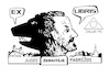 Cartoon: Bookplate for Juozas (small) by Kestutis tagged bookplates,book,kestutis,lithuania,bibliophiles,newspaper,art,kunst