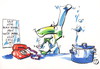 Cartoon: CALL (small) by Kestutis tagged call,salz,salt,pepper,comic,chilli,phone,number,turtle,chef,strip,kitchen,pirate,kestutis,siaulytis,lithuania,adventure