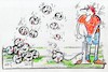 Cartoon: Caring football referee (small) by Kestutis tagged football,referee,soccer,artifact,kestutis,lithuania,ball,euro24,uefa,germany