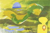 Cartoon: Color. Yellow Sea (small) by Kestutis tagged yellow sea dada postcard color kestutis lithuania