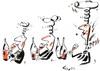 Cartoon: CORK (small) by Kestutis tagged wine,alcohol,spirits,puller,cork,corkscrew,korkenzieher