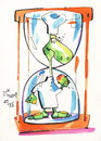 Cartoon: Food and Philosophy (small) by Kestutis tagged food,philosophy,turtle,time,cook,pirate,chef,kestutis,lithuania,name,apple,hourglass
