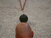 Cartoon: Foucault pendulum (small) by Kestutis tagged dada,photo,foucault,pendulum,kestutis,lithuania