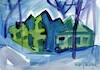 Cartoon: Frozen house (small) by Kestutis tagged etude winter cold frost kestutis lithuania
