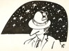 Cartoon: HOMO SAPIENS (small) by Kestutis tagged homo sapiens observatory human universe space stars cosmos