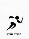 Cartoon: Interpretation of signs Athletic (small) by Kestutis tagged interpretation,emblem,olympic,games,signs,kestutis,lithuania,paris,2024,athletics