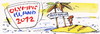 Cartoon: OLYMPIC ISLAND. Long jump (small) by Kestutis tagged long,jump,athletics,hello,goodbye,desert,olympic,island,london,2012,summer,sport,kestutis,siaulytis,lithuania,ocean,palm,kangaroo,comic,comics,strip,australia