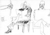 Cartoon: Painters and model. 14 (small) by Kestutis tagged sketch kestutis lithuania