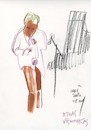 Cartoon: Petras Vysniauskas Jazz (small) by Kestutis tagged sketch kestutis lithuania