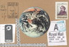 Cartoon: Postcard. Dickens and Darwin (small) by Kestutis tagged postcard dickens darwin collage kestutis siaulytis postmark briefmarke