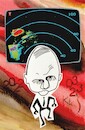Cartoon: Putins neurological disorder 2 (small) by Kestutis tagged war putin russia russland ukraine dada postcard kestutis lithuania