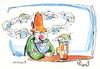 Cartoon: Seventh mug. Oktoberfest (small) by Kestutis tagged oktoberfest,kestutis,lithuania,bier,beer,glass,pint,mug
