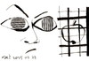 Cartoon: Sight - image (small) by Kestutis tagged image,bar,code,kestutis,lithuania,aple,eye