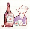 Cartoon: Skotch Whisky (small) by Kestutis tagged skotch,whisky,scotland,kestutis,alcohol,lithuania,loch,ness