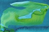 Cartoon: The Canadian landscape... (small) by Kestutis tagged canada painter traveler art kunst dada postcard kestutis lithuania artist philately canoe indian
