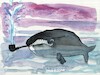 Cartoon: The world is changing (small) by Kestutis tagged world,climate,change,kestutis,lithuania,ecology,pipe,whale,ocean