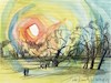 Cartoon: This spring is weird (small) by Kestutis tagged sketch,watercolor,spring,kestutis,lithuania