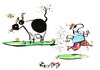 Cartoon: WHAT FEARED PIRATE? (small) by Kestutis tagged pirate adventure happening cow bomb