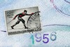 Cartoon: Winter Olympics. Cortina (small) by Kestutis tagged winter,olympic,milan,voyage,travel,kestutis,lithuania,dada,postcard,briefmarke,cortina