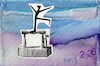 Cartoon: Winter sports. Figure skating (small) by Kestutis tagged winter,sport,dada,games,milan,cortina,olympic,postcard,kestutis,lithuania,figure,skating