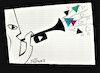 Cartoon: YOUTUBE (small) by Kestutis tagged youtube,war,krieg,kestutis,lithuania,art,kunst,peace,communication,information,internet