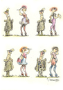 Cartoon: ohne Titel (small) by jiribernard tagged exhibicionist,abartigkeit,perverse,frauen,park,belästigung,medaillen,general,militär,blödel,soldat