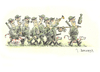 Cartoon: ohne Titel (small) by jiribernard tagged jagd jäger beute trophäe halali sauferei erfolg feiern trottel schnecke