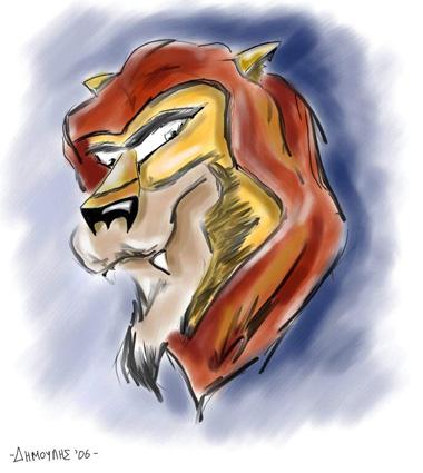 Cartoon: lion (medium) by Dimoulis tagged animal