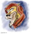 Cartoon: lion (small) by Dimoulis tagged animal