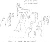 Cartoon: grand entrances and stuff (small) by ouzounian tagged wife,party,husband,relationship