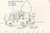 Cartoon: nonchalance (small) by ouzounian tagged nonchalance,cars,women,purses,accidents