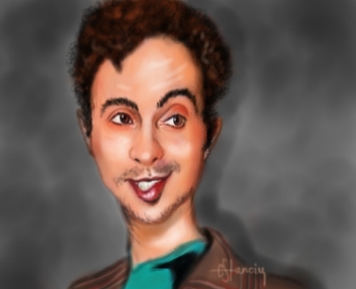 Cartoon: Marius Moga (medium) by cristianst tagged caricature