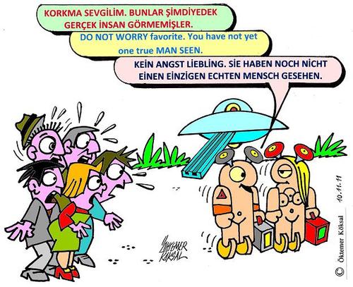 Cartoon: 1. Mensch (medium) by okoksal tagged koeksal