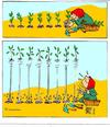 Cartoon: Pflanzen (small) by okoksal tagged köksal
