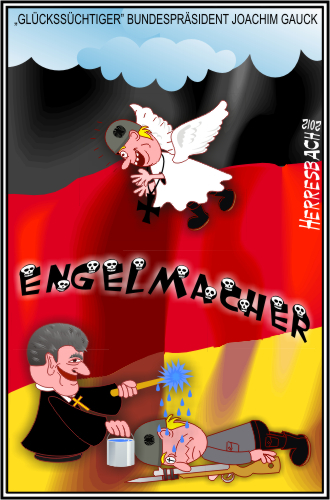 Cartoon: Cartoon 1422 (medium) by cartoonfuzzy tagged gauck,joachim,humourus,humoristico,globalization,cartoons,cartunes,caricature,caricatura,caricaturas,karikaturen,politik,political,herresbach,wahlen,freiheit,globalisierung,krieg,michel,deutscher,innenpolitik,aussenpolitik,cartoonfuzzy