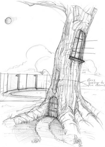 Cartoon: Treehouse (medium) by James tagged illustration,comic