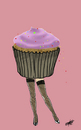 Cartoon: Burlesque Cupcake (small) by James tagged burlesque,cupcake,food,art,illustration,drawing,sexy,stockings,fish,net,shoes,frosting,sprinkles,pink