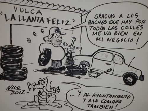 Cartoon: BACHES (medium) by Nico Avalos tagged mexico,tamaulipas,politicos,politica