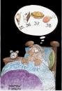 Cartoon: INSOMNIO (small) by HCATALAN tagged dieta comida insomnio cama pesadilla hambre
